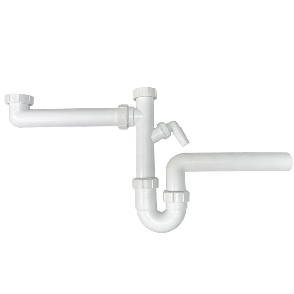 Drain Connection Set for 2 Bowl Sink