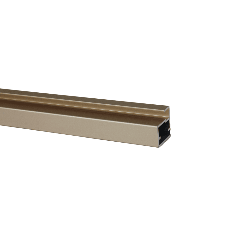 Aluminum Glass Door Frame 20mm, 2.9m Light Bronze Matt