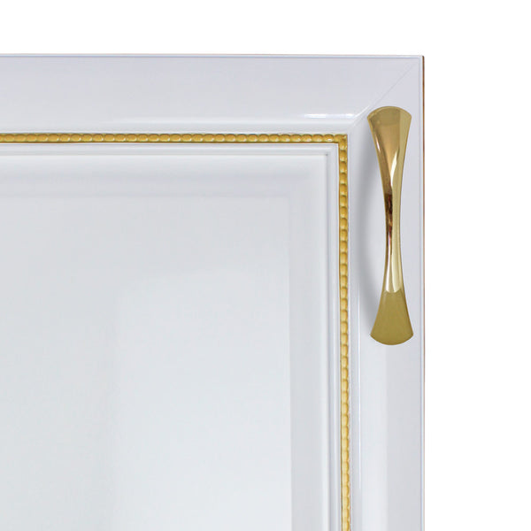 Modern Handle, L=157mm, Gold Plated, Zinc - 1 Pc.