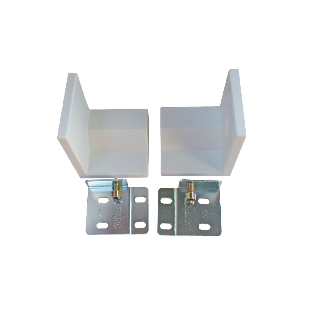 TV Cabinet Hanger & Bracket, 200kg Load Capacity with Plastic Cover - Left+Right