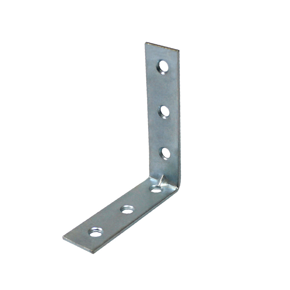 Steel Corner L=63mm x 63mm W=16mm, Blue Zinc Coated - 100Pcs/ Pack