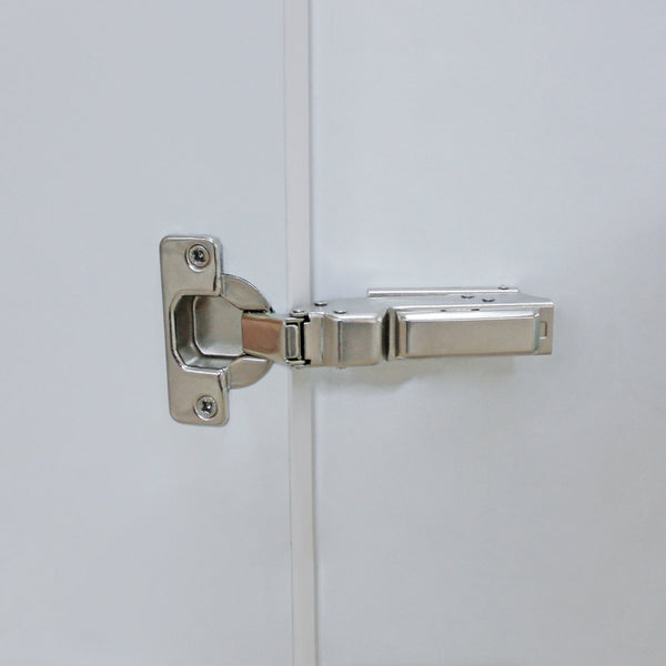 Al Meera Soft Closing Hinge 110° 48mm, Half Overlay with Mounting Plate & Hinge Cover