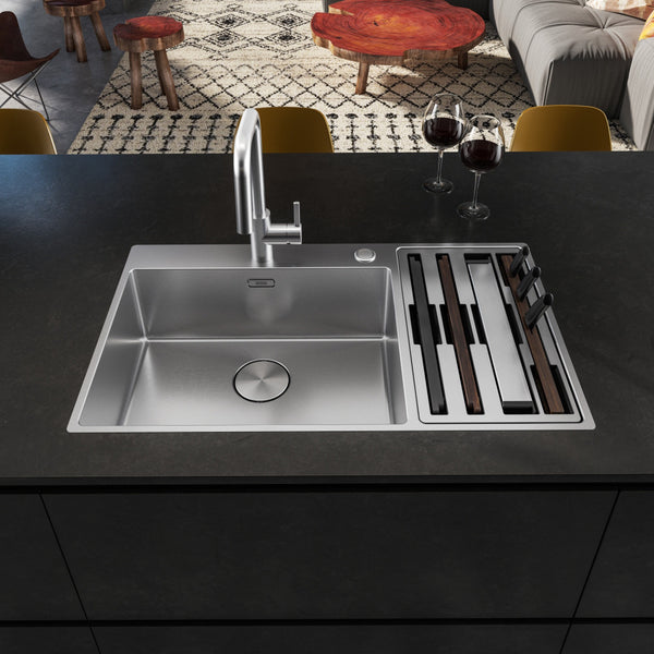 Franke Kitchen Sink, Modern Kitchen Sink, Sink with Accessories, Knife & Cutting Board