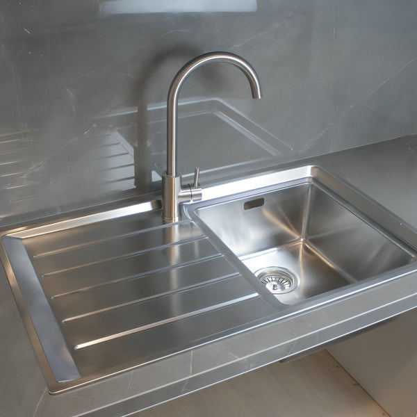 Franke Inset Sink, Neptune Plus NPX 611, Top Mount, 860(L) x 510(W) x 200(D)mm, Stainless Steel Sinks