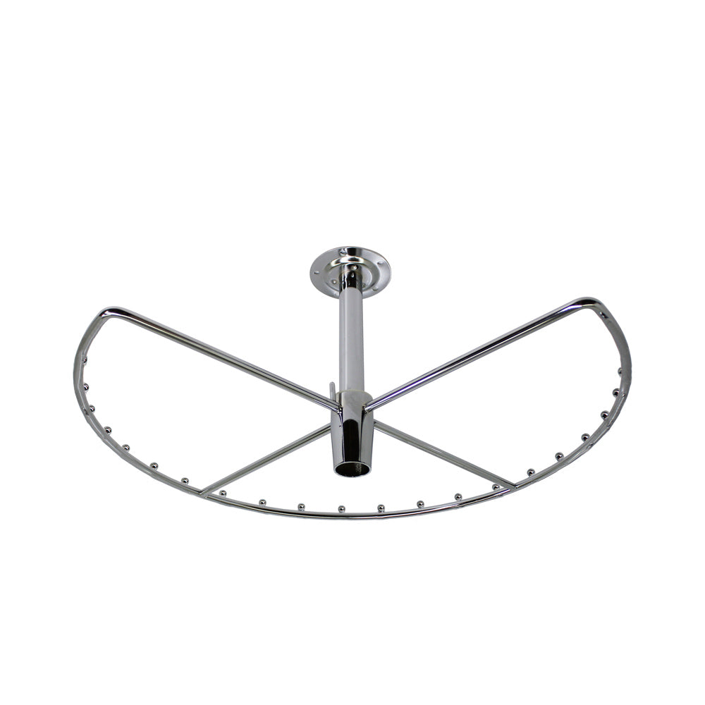 ¾ Pie-cut (270°) Hanger Rack ø=520mm, Chrome Plated, Steel