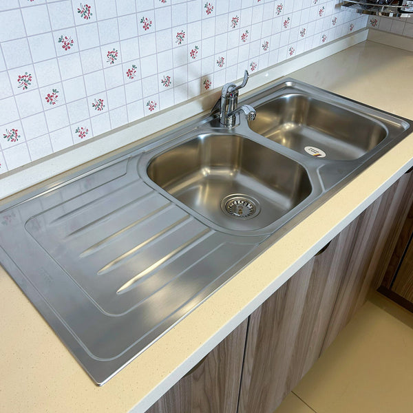 2 Bowl Kitchen Sink, Two Bowl Stainless Steel Sink