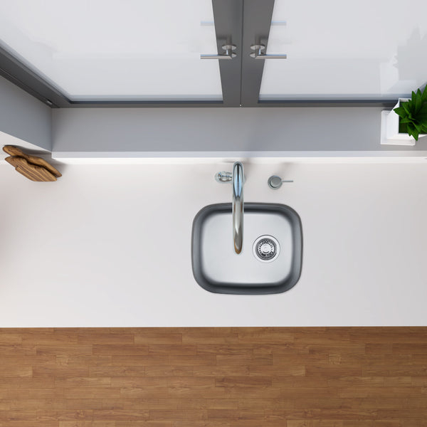 Single Bowl Kitchen Sink, Cube Shape Sink