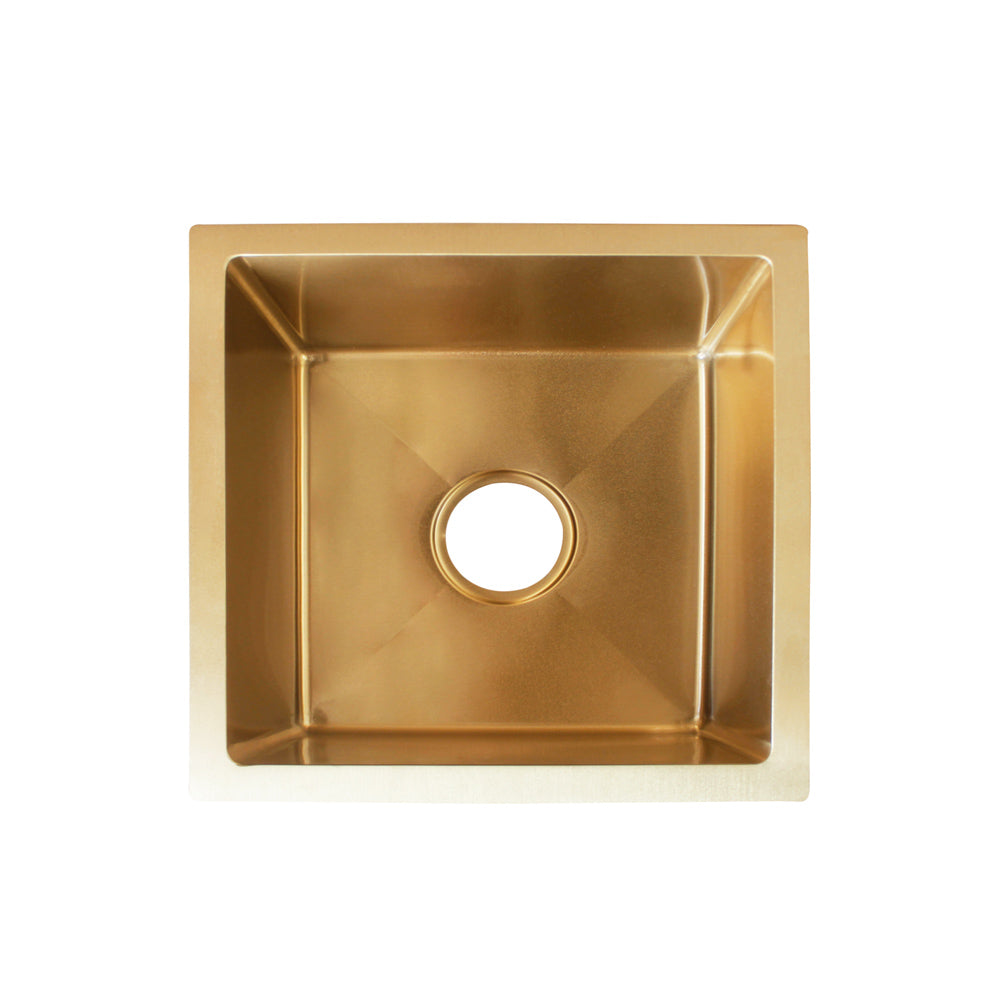 Single Bowl Gold Plated Sink