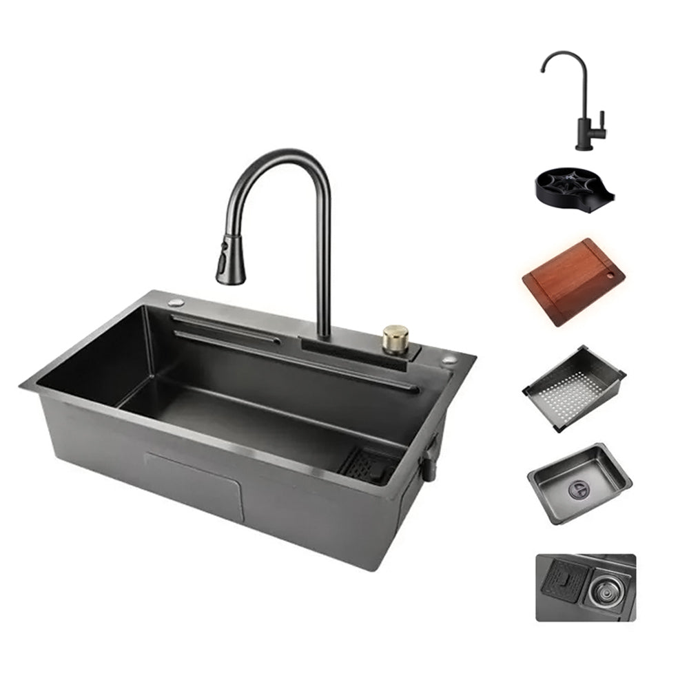 Multifunctional Sinks, waterfall kitchen sink