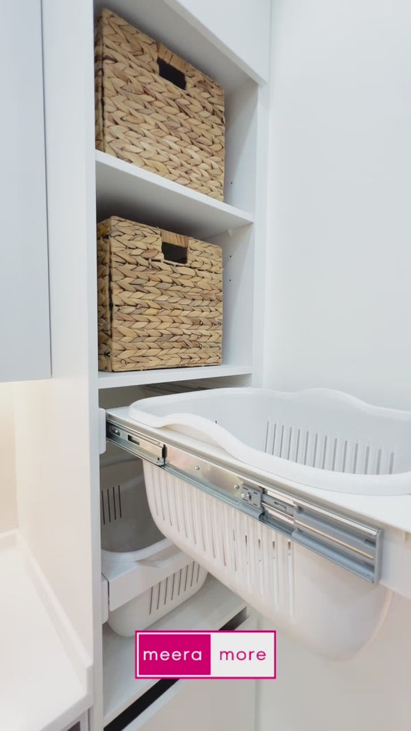 Laundry Clothes Basket 45cm Cabinet